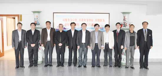膠南統戰部到黃海學院調研工作