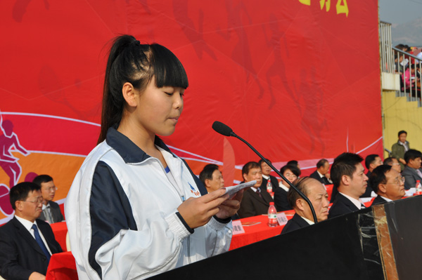 學生代表發言