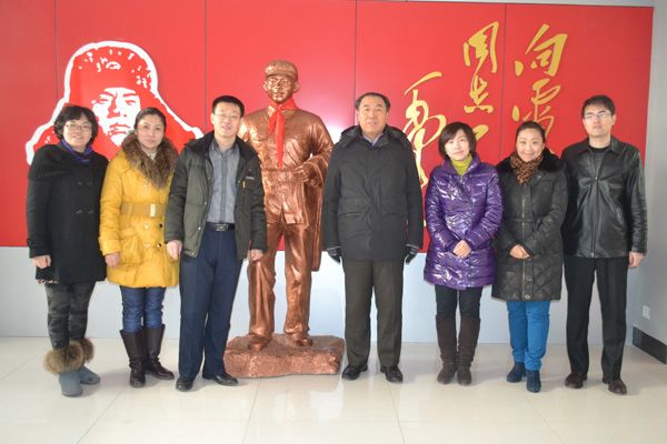 參觀結束后合影