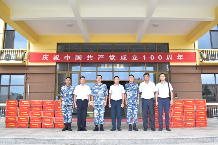 八一建軍節||黃海學院慰問進軍營，共敘魚水情