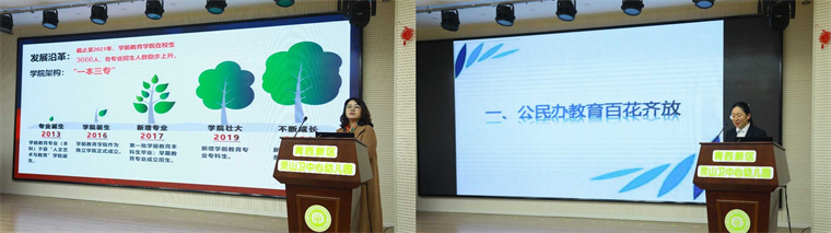 青島黃海學院與靈山衛街道幼兒園舉行合作簽約暨授牌儀式