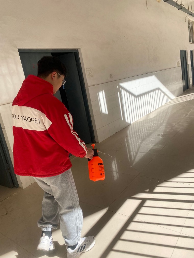志愿服務｜智能制造學院全面清掃消殺，“凈”待開學