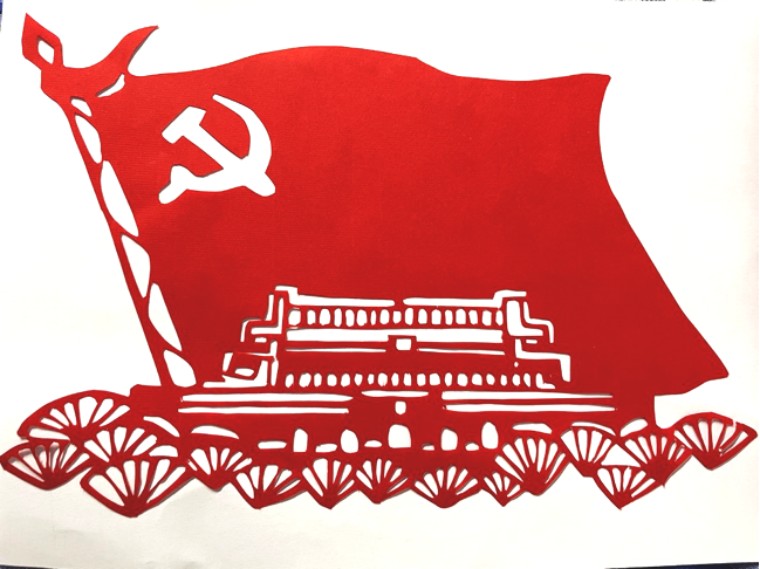 “藝”心向黨|學前學子精心制作剪紙作品獻禮二十大！