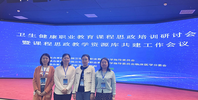 我校教師參加衛生健康職業教育課程思政培訓研討會