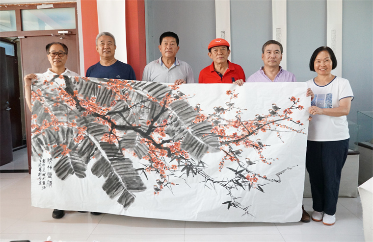 中國美協理事來校開展“書畫進校園 翰墨潤心田”主題教育實踐活動