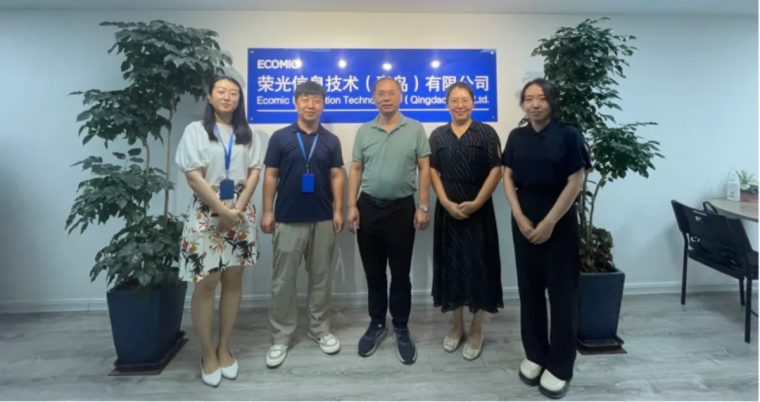 語言文化學院走訪青島榮光信息技術有限公司