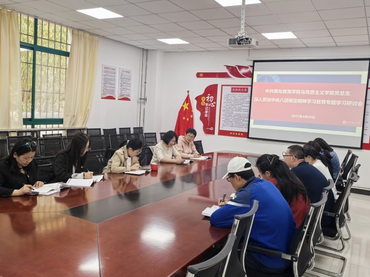 馬克思主義學院黨總支召開深入貫徹中央八項規定精神 學習教育專題學習研討會