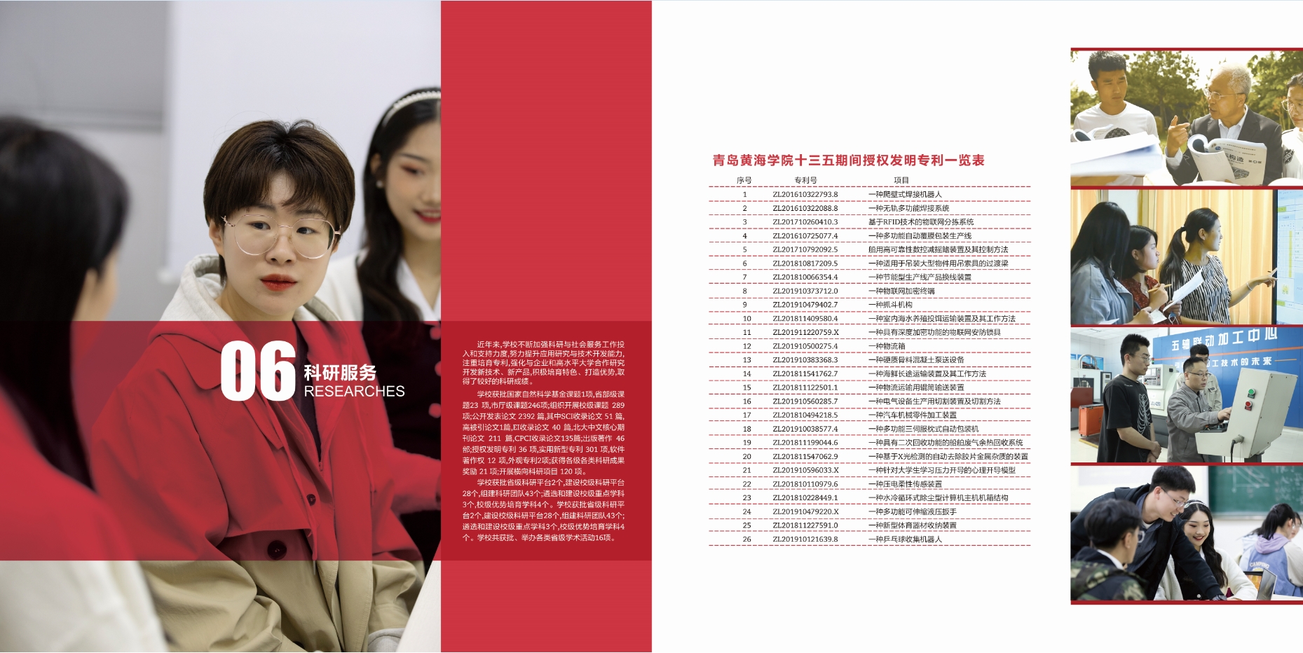 2021年青島黃海學院校慶宣傳冊