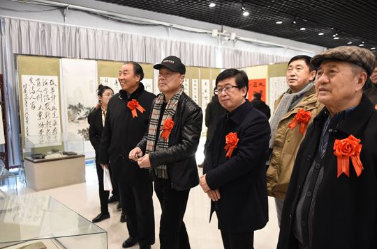 我校舉辦慶祝改革開放40周年7所高校師生書畫聯展