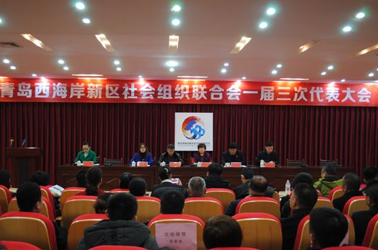 青島市西海岸新區社會組織聯合會一屆三次代表大會在我校舉行