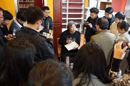 宋文京教授來我校舉辦“漫話書法欣賞”講座