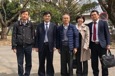 青島黃海學院劉常青董事長率隊訪問日本高校