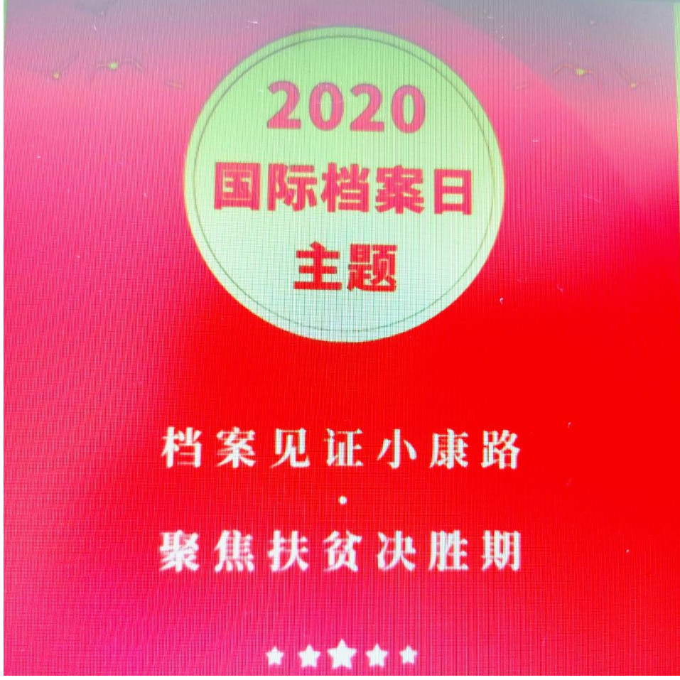 	2020年第十三個國際檔案日宣傳活動